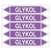 Značení potrubí, glykol